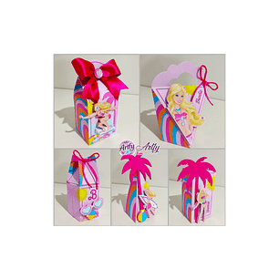 Caixinhas Barbie Praia 