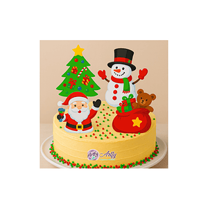 Topo de Bolo Natal  - Papai Noel  