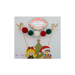 Topo De Bolo - Bonequinhos 