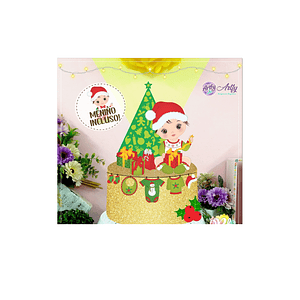 Topo de Bolo - Natal