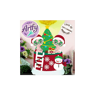 Topo de Bolo - Natal Crianças 