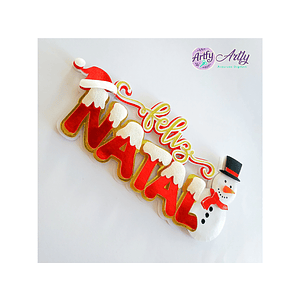 Topo de Bolo - Feliz Natal