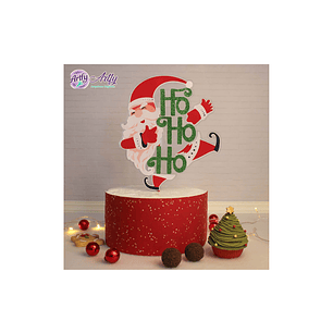 Topo de Bolo - Ho Ho Ho Natal 