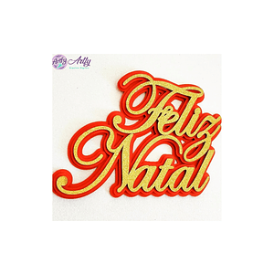 Topo de Bolo - Feliz Natal