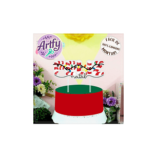 Topo de Bolo - Feliz Natal Doce