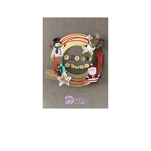 Topo de Bolo - Guirlanda 