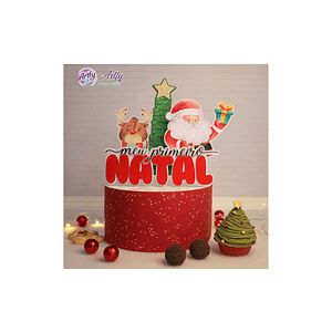 Topo de Bolo - Meu Primeiro Natal