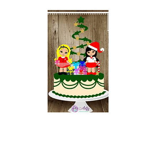 Topo de Bolo - Natal