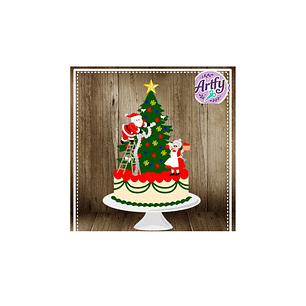 Topo de Bolo - Árvore