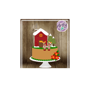 Topo de Bolo - Natalino 