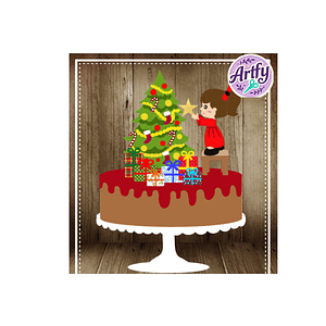 Topo de Bolo - Natalino 