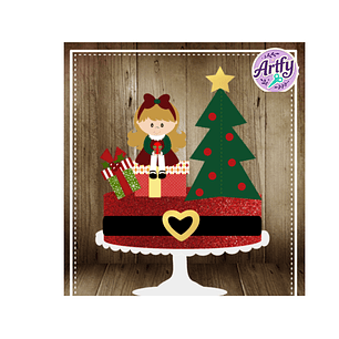 Topo de Bolo - Natalino Menina 