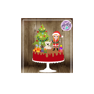 Topo de Bolo - Natal