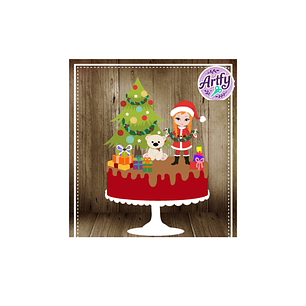 Topo de Bolo - Natal