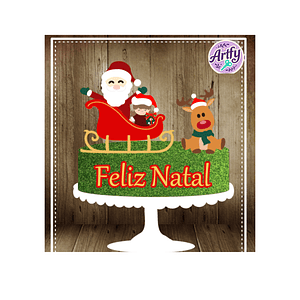 Topo de Bolo - Natalino 