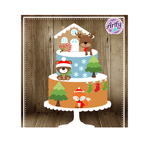 Topo de Bolo - Kit Natalino 