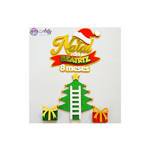 Topo de Bolo - Natal