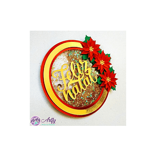 Topo de Bolo - Feliz Natal