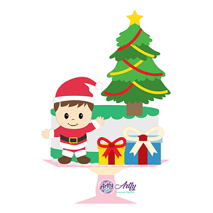 Topo de Bolo - Natalino Bebezinho 