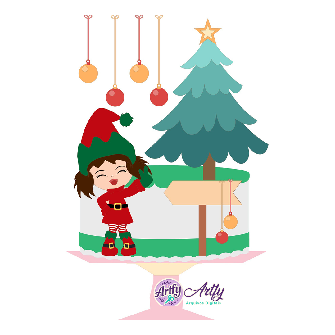 Topo de Bolo - Natalino  1