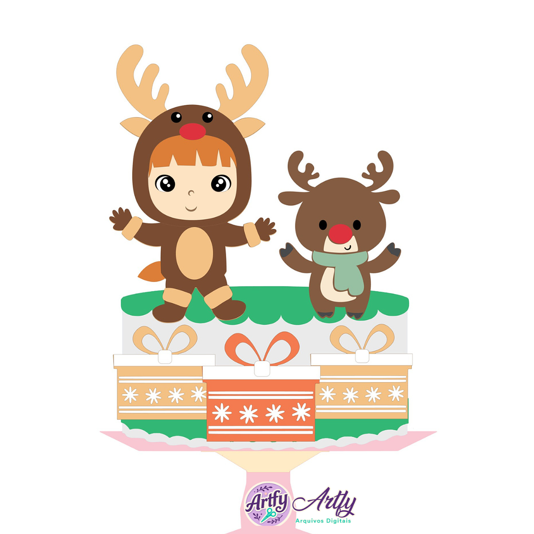 Topo de Bolo - Natalino  1