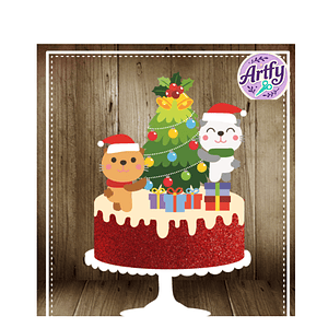 Topo de Bolo - Natalino 