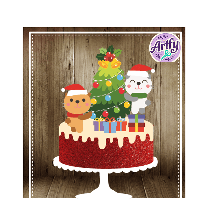 Topo de Bolo - Natalino 