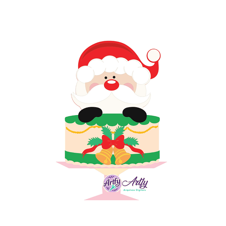 Topo de Bolo - Natal