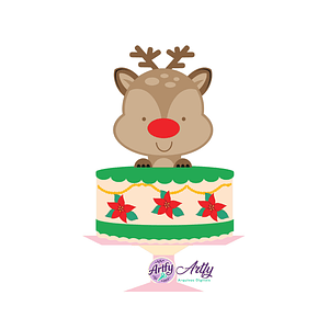 Topo de Rena Natalina 