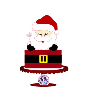 Topo de Bolo - Papai Noel 