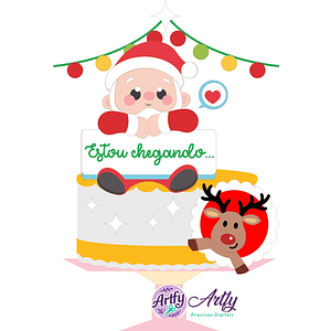 Topo de Bolo - Natal