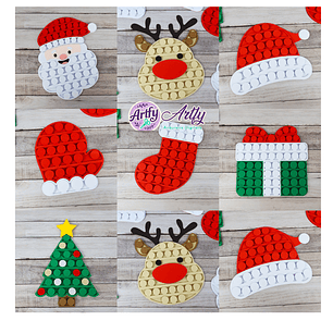 Topo de Bolo - Natal Pop It 