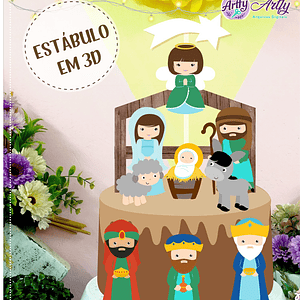 Topo de Bolo - Natalino 