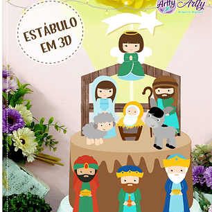 Topo de Bolo - Natalino 