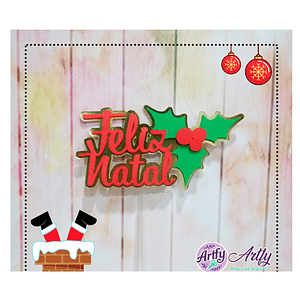 Topo de Bolo - Feliz Natal