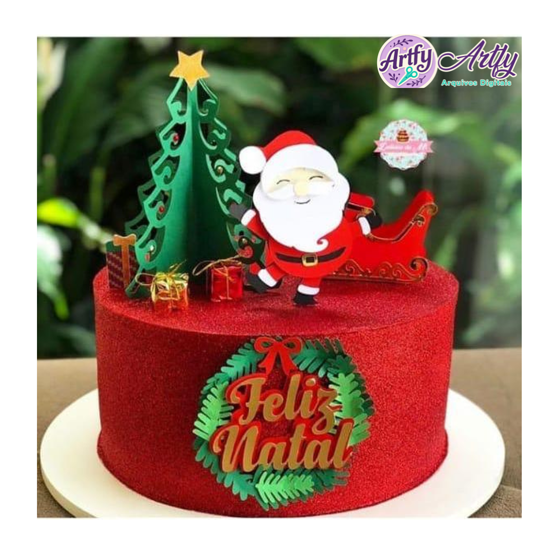 Topo de Bolo - Natalino  1