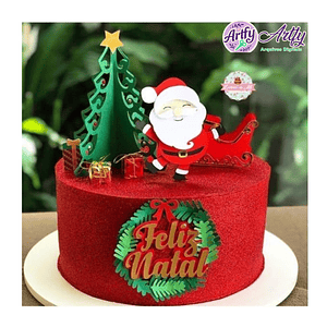 Topo de Bolo - Natalino 