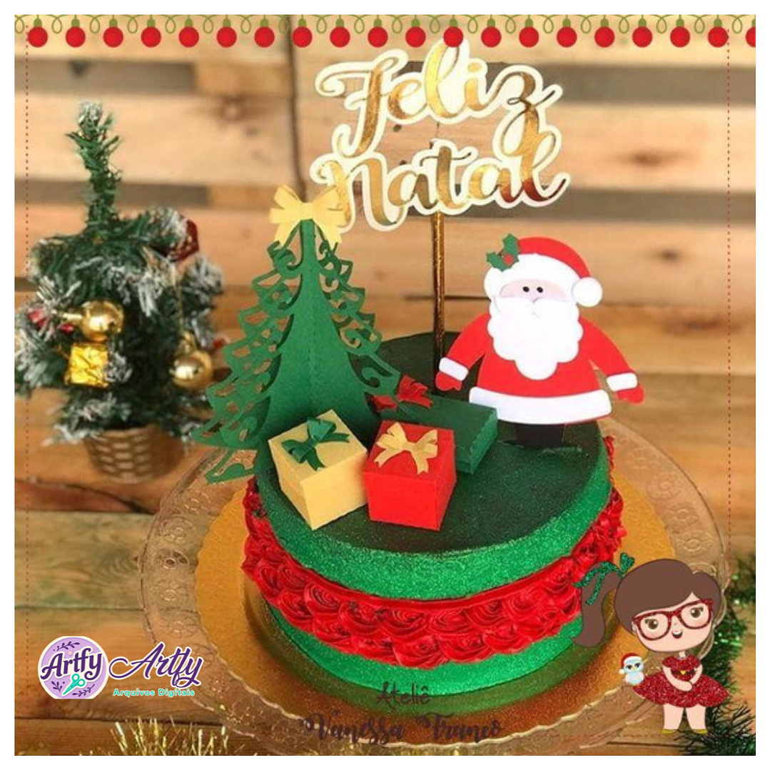 Topo de Bolo - Natalino  1