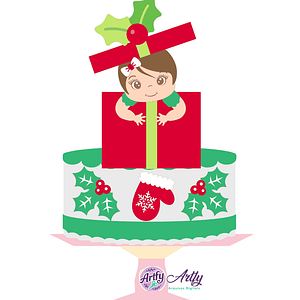 Topo de Bolo - Natalino Menina