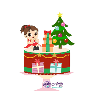 Topo de Bolo - Natalino Baby 