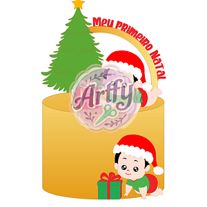 Topo de Bolo - Natalino 