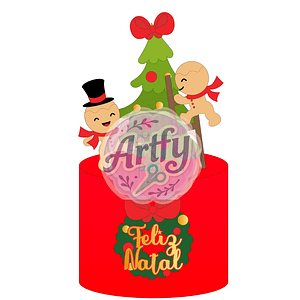 Topo de Bolo - Natalino 