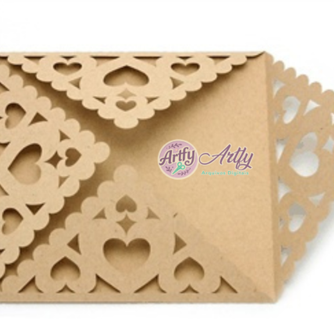 Envelope Corações  1