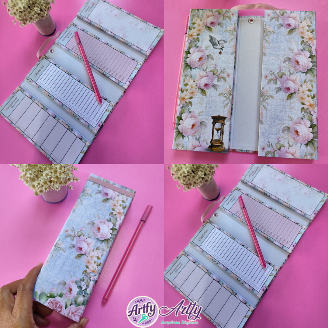 Agenda Planner de Bolsa Vintage 1