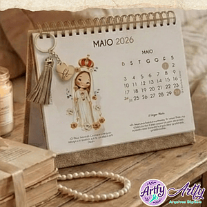 Calendário de Parede Santinhos A5 + 12 capas