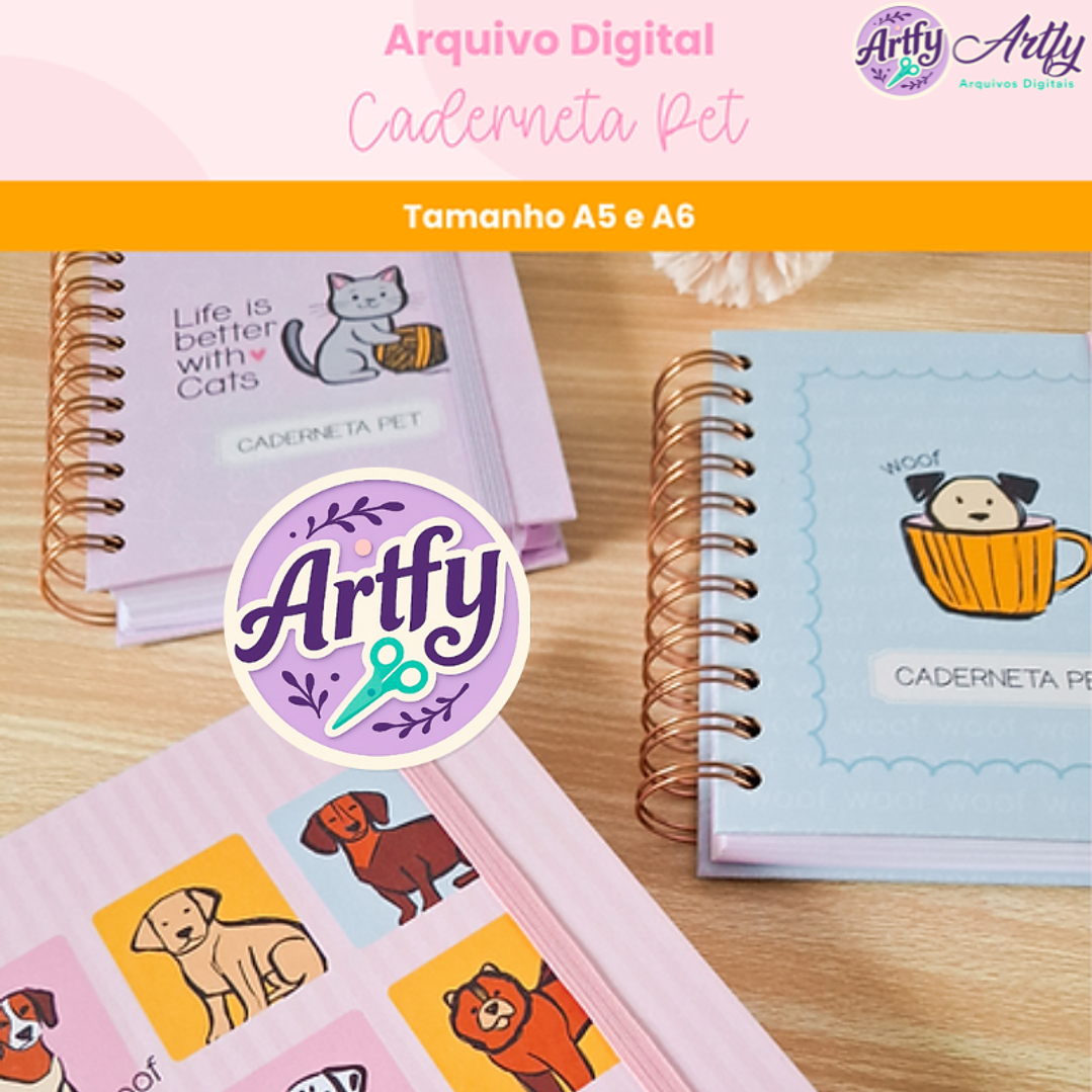 Combo Caderneta Pet 1