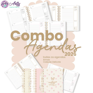 Combo Capas Agendas 2026