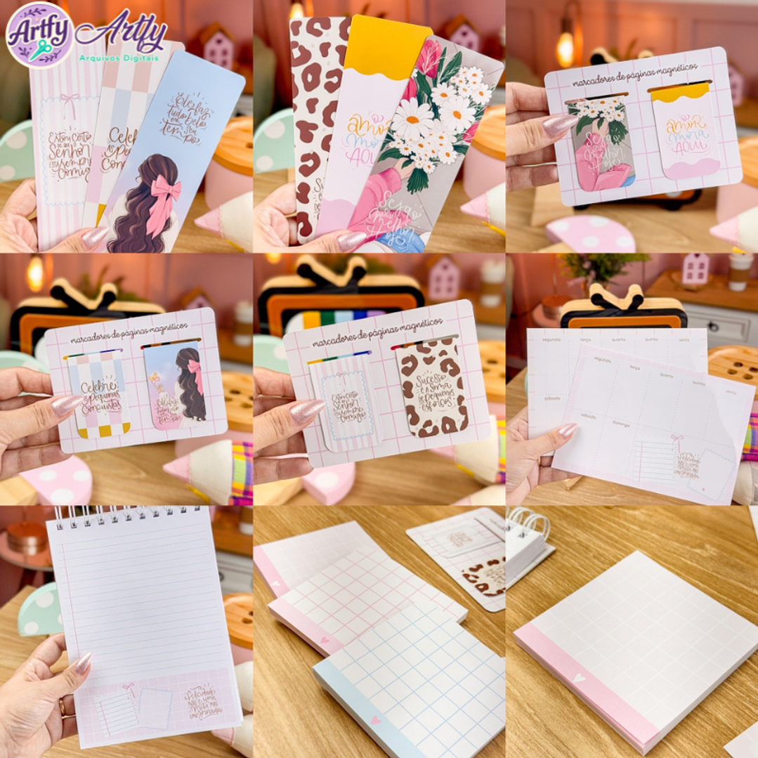 Marcadores e Blocos Fofos 1