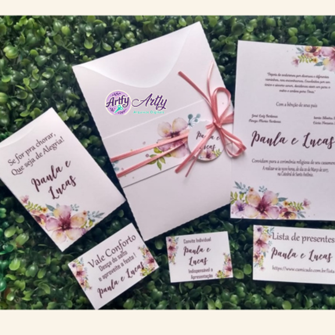 Kit convite Casamento  1