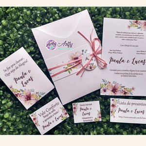 Kit convite Casamento 